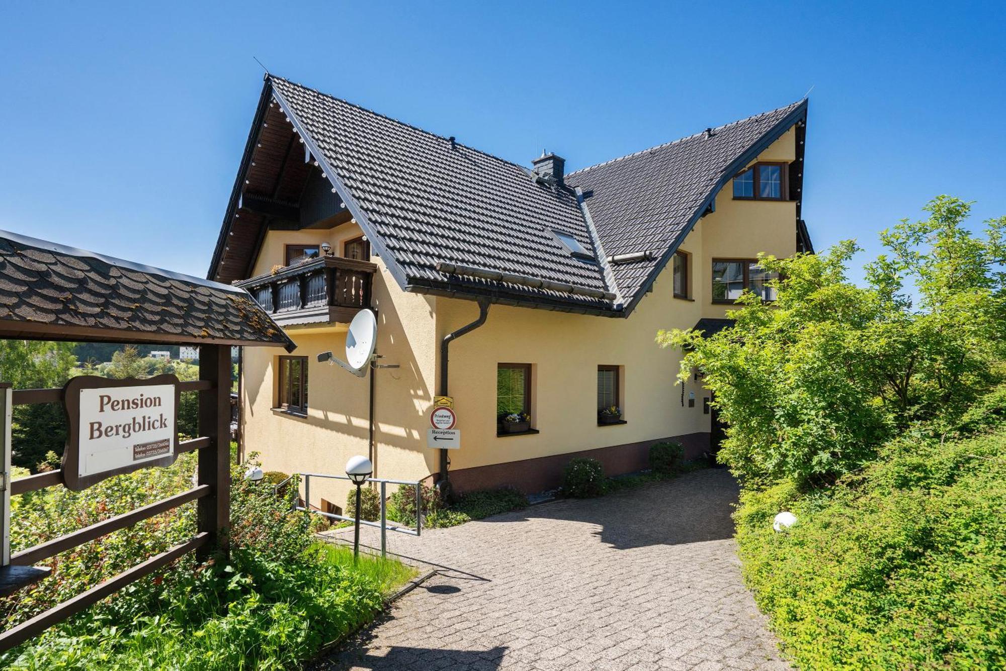 Pension Bergblick Marienberg Exterior photo