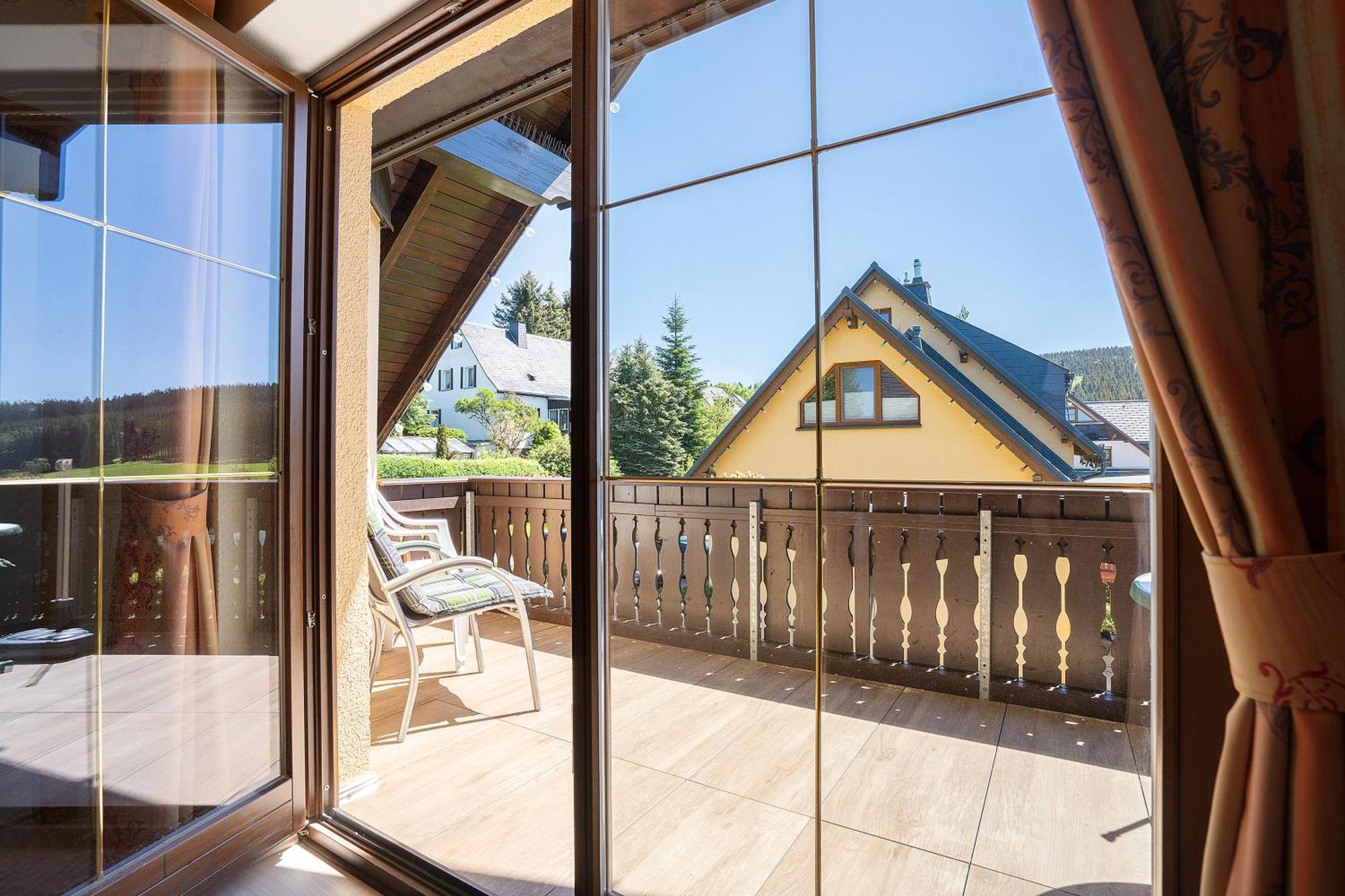 Pension Bergblick Marienberg Exterior photo