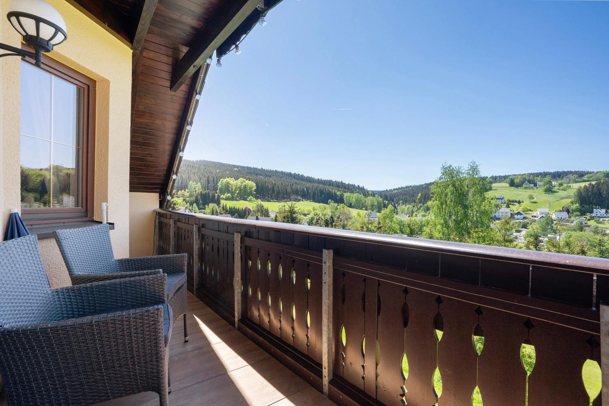 Pension Bergblick Marienberg Exterior photo