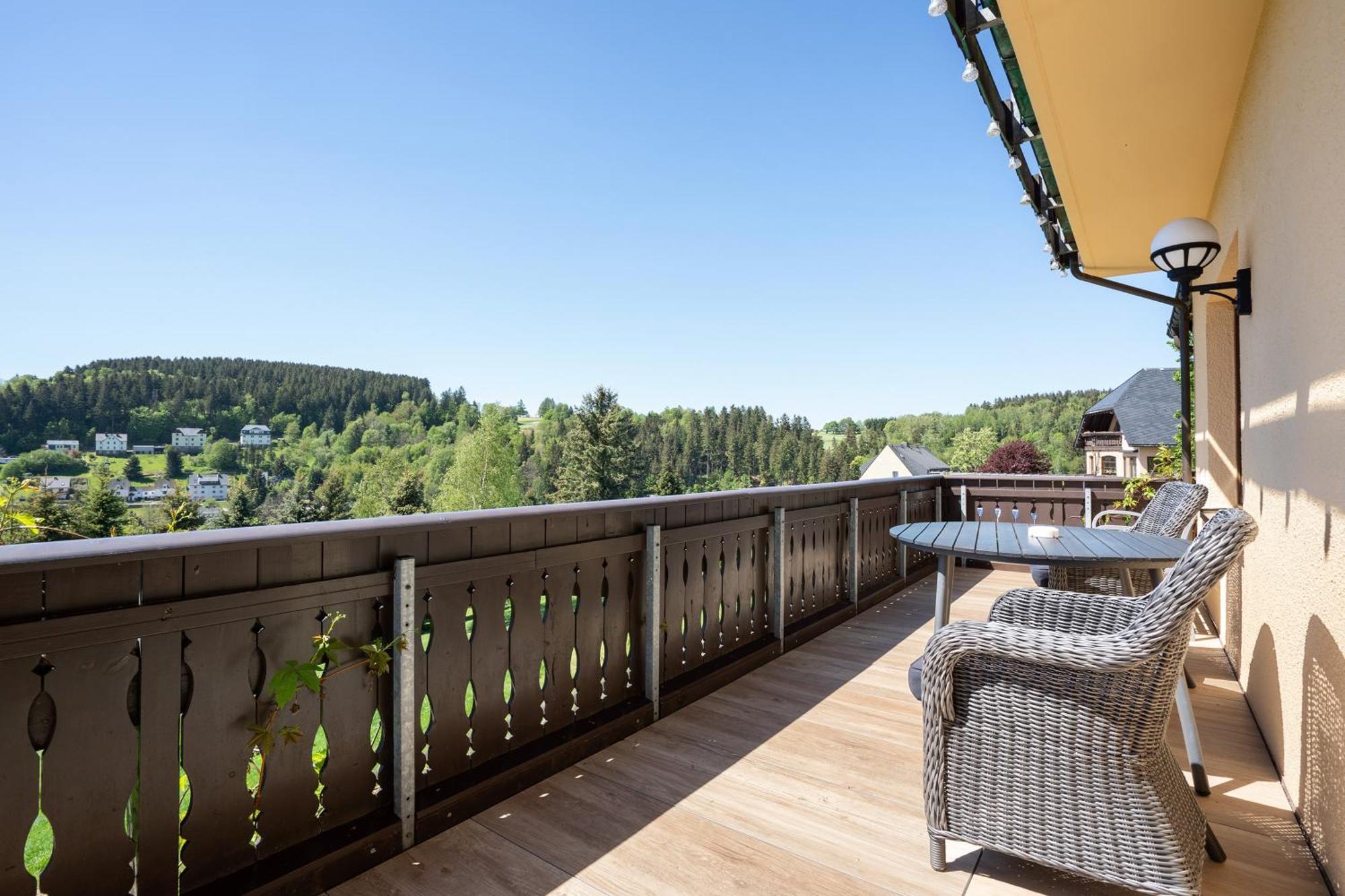 Pension Bergblick Marienberg Exterior photo
