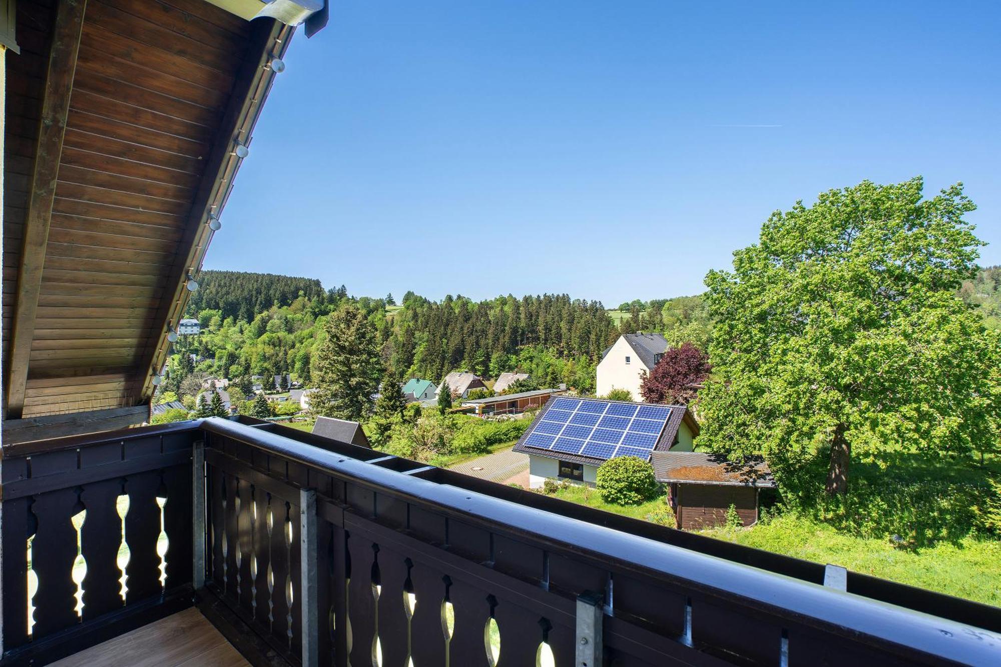 Pension Bergblick Marienberg Exterior photo