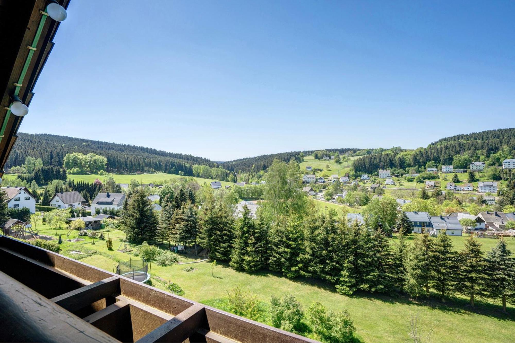 Pension Bergblick Marienberg Exterior photo